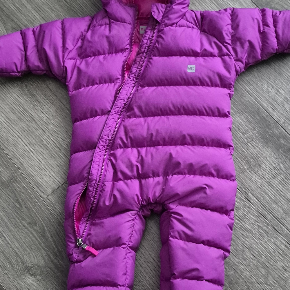 MEC Vibrant Purple Puffer Snowsuit